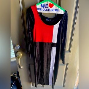 ASOS Curve XXL BodyCon Color Block Dress